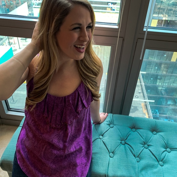 Rebecca Taylor Purple Blouse - Picture 4 of 4